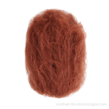 Afro Kinky Braids Synthetic Crochet Bulk Hair Low Cost New Golden Synthetic Hair Afro Kinky Curly Bulk Extensions Braiding Hair